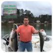 2016 Lake Martin Striped Bass Club Member Holding Some Nice Stripers