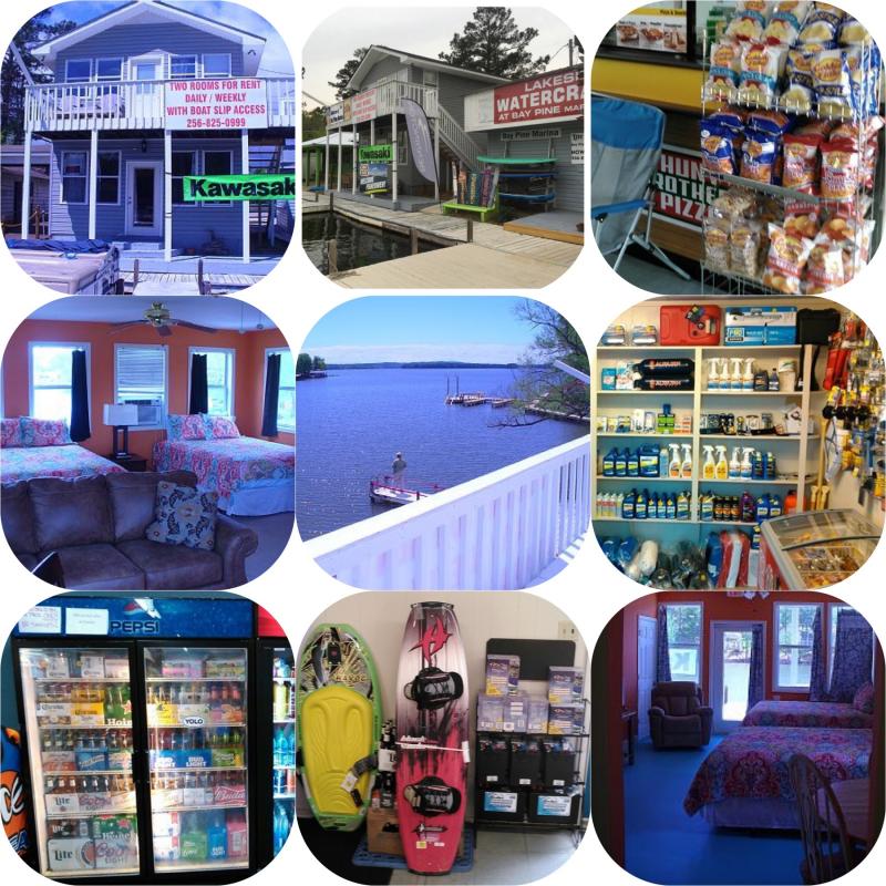 Lodging - Bay Pines Marina Lake Martin, Alabama